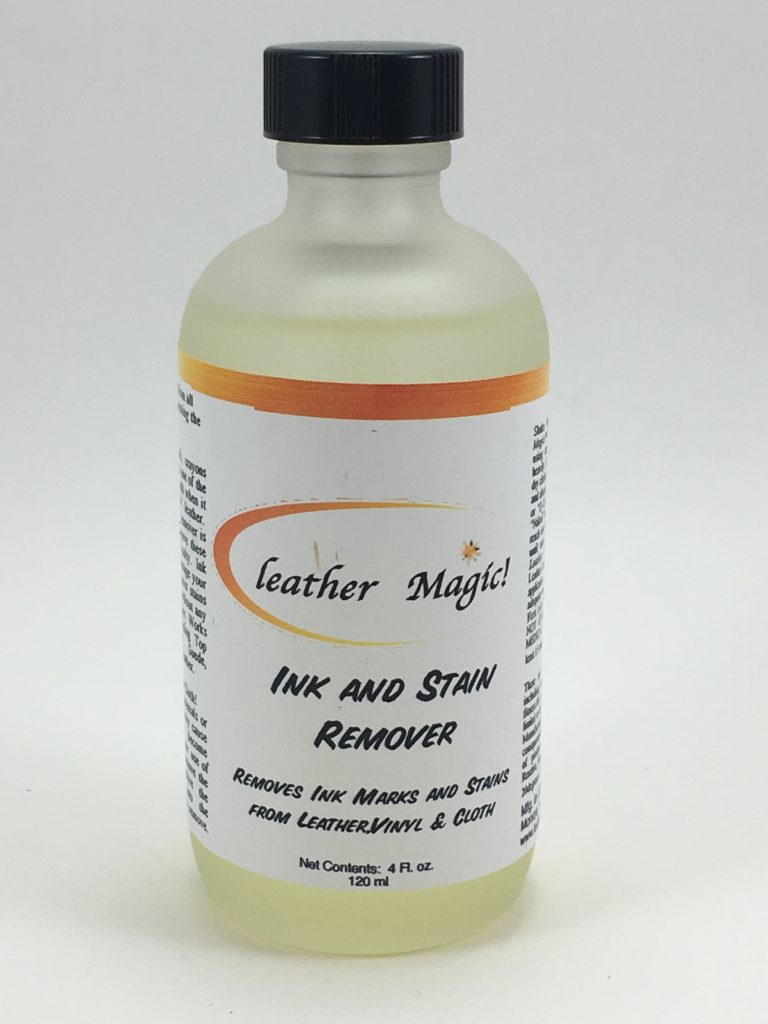 Ink Remover and Tough Stain Remover by Leather Magic!