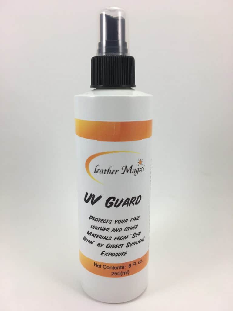 UV Protector Spray UV Guard Sun Tan Lotion for your leather!